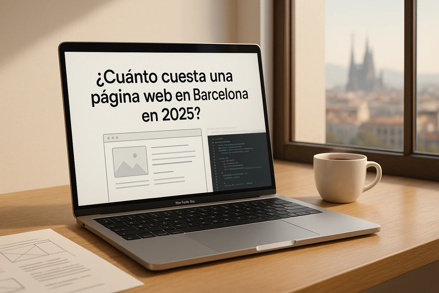 Cuánto cuesta una página web en Barcelona en 2025: precios reales y sin sorpresas