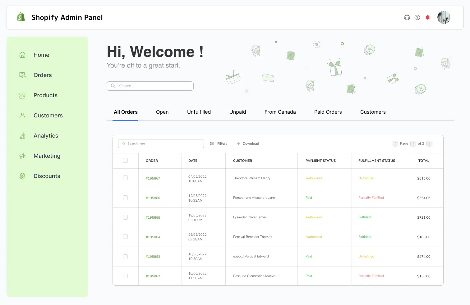Gestión sencilla de una tienda Shopify